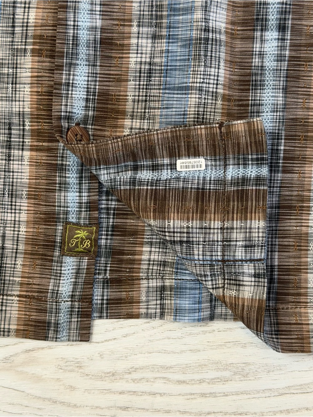 Tommy Bahama Striped Short Sleeve Silk Cotton Blend Camp Shirt Men’s XXL - Picture 5 of 11
